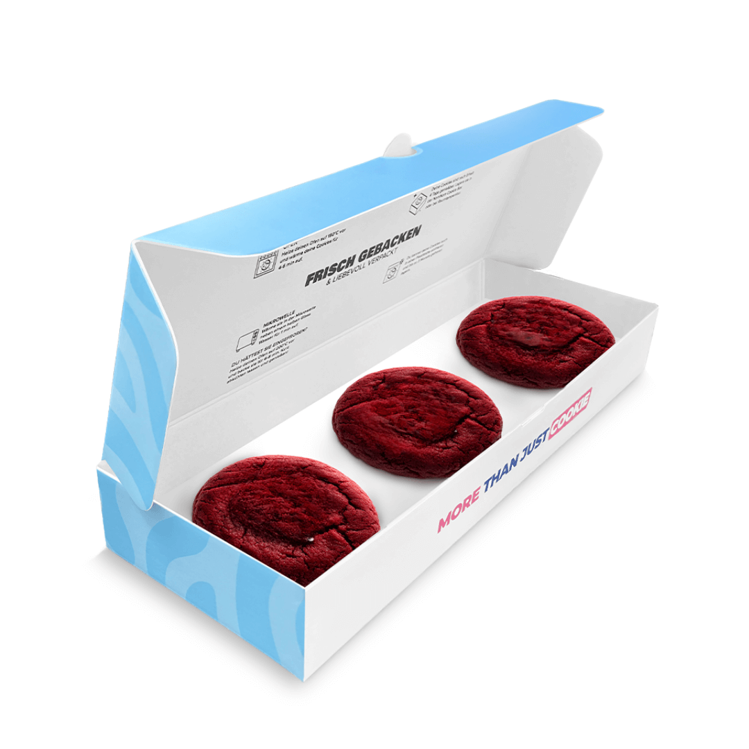 Red Velvet Cookie – 3er Box