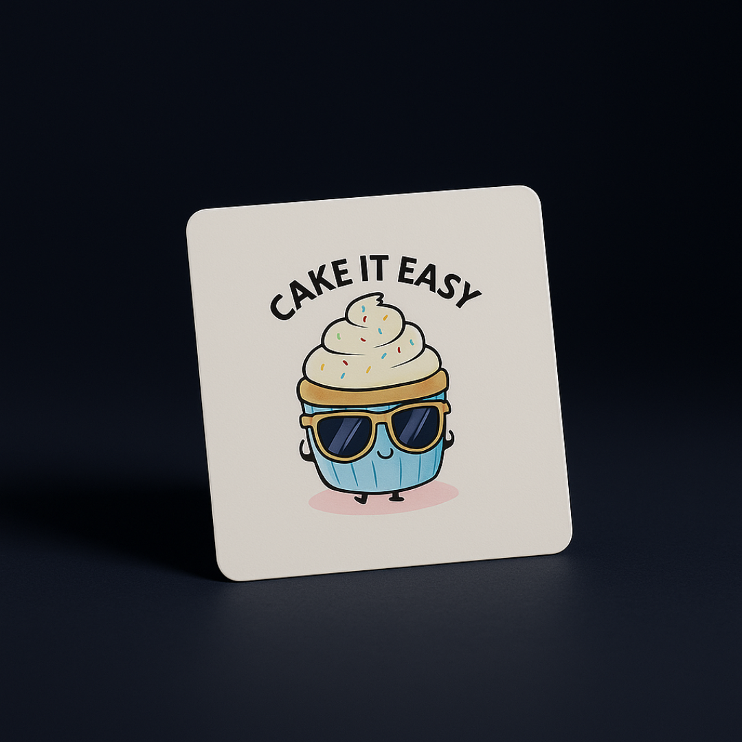 Cake it easy sticker